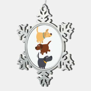 Ornement Flocon De Neige Tablettes de dessin en 3 saveurs Ornament d'eau do