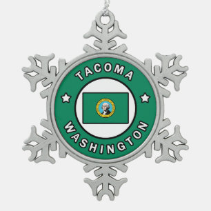 Ornement Flocon De Neige Tacoma Washington
