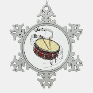 Ornement Flocon De Neige Tambour de piège