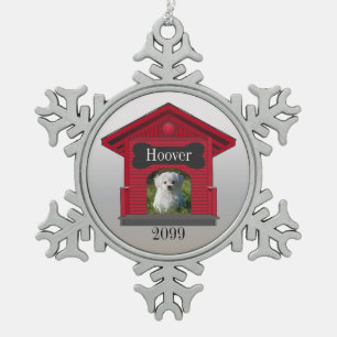 Ornement Flocon De Neige Téléchargement de la photo de chien Maison de chie