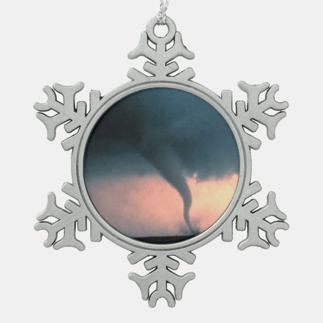 Ornement Flocon De Neige Tornade (Devant)