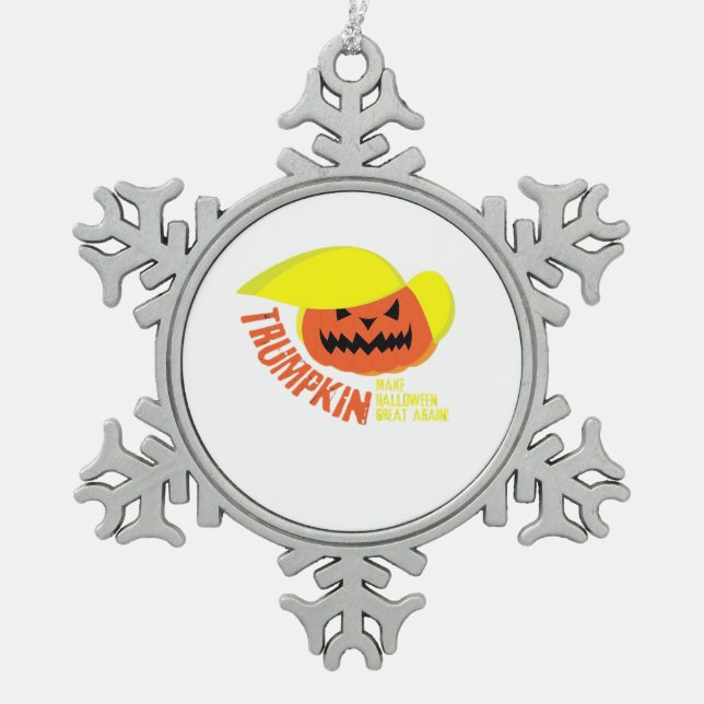 Ornement Flocon De Neige Trumpkin - Drôle Mash (Devant)