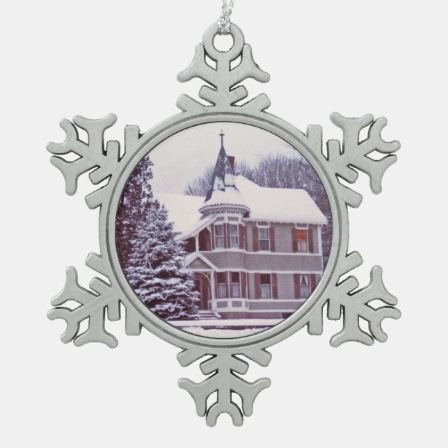 Ornement Flocon De Neige Vieille Chambre victorienne (Devant)