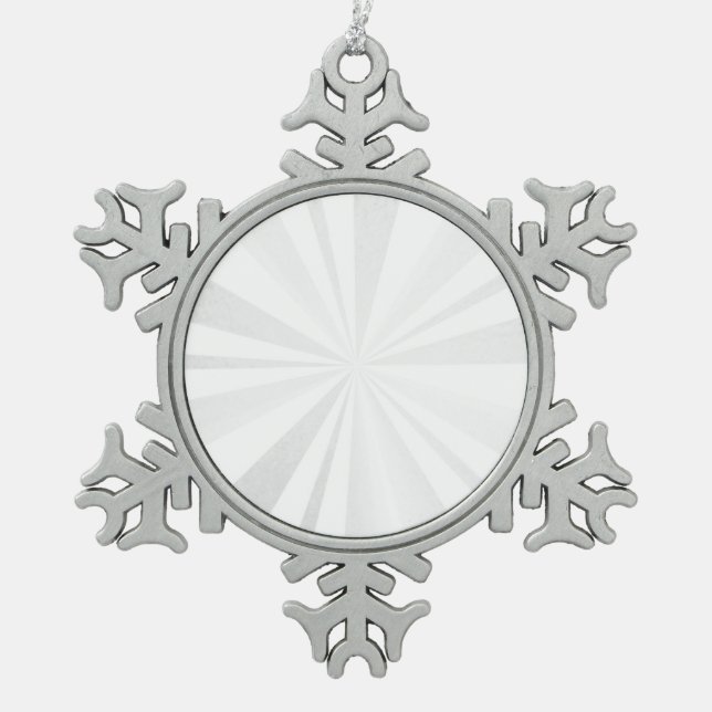 Ornement Flocon De Neige Vierge - Créez votre propre personnalisation (Devant)