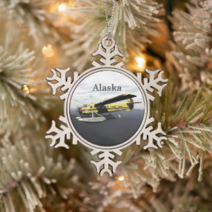 Ornement Flocon De Neige Vol Moose Aviation de Havilland DH3-C Otter