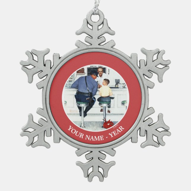 Ornement Flocon De Neige Volant (Devant)