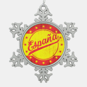 Ornement Flocon De Neige Voyageur mondial - Espagne   Sticker Espagne