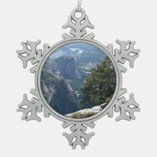 Ornement Flocon De Neige Vue de Yosemite Mountain dans le parc national de