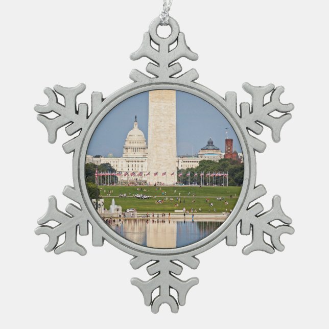 Ornement Flocon De Neige Washington (Devant)