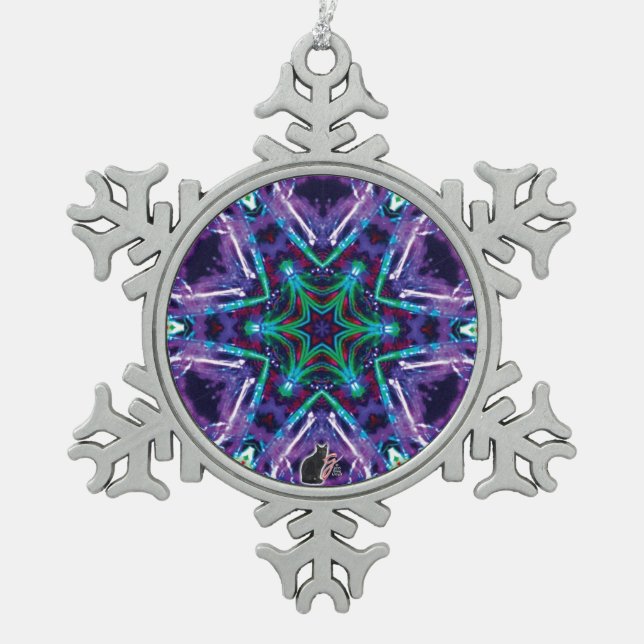 Ornement Flocon De Neige Weaver Kaleidoscope Snowflake Orament (Devant)