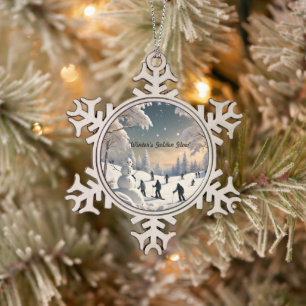 Ornement Flocon De Neige "Whispers of Winter"