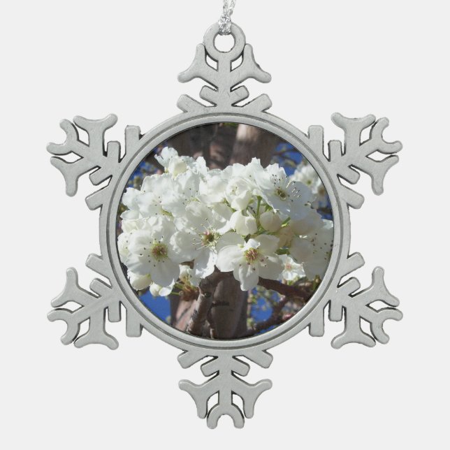 Ornement Flocon De Neige White Blossoms II (Devant)