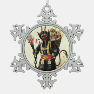 Ornement Flocon De Neige Wicked Krampus Scary Demon Holiday Christmas Xmas
