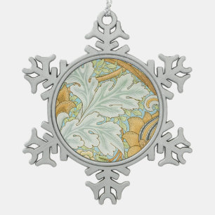 Ornement Flocon De Neige William Morris - Feuillage Vintage et motif floral