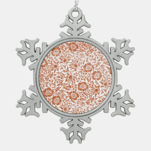 Ornement Flocon De Neige William Morris Mallow Fond d'écran floral