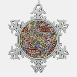 Ornement Flocon De Neige William Morris Wandle Anglais Floral Damask Design