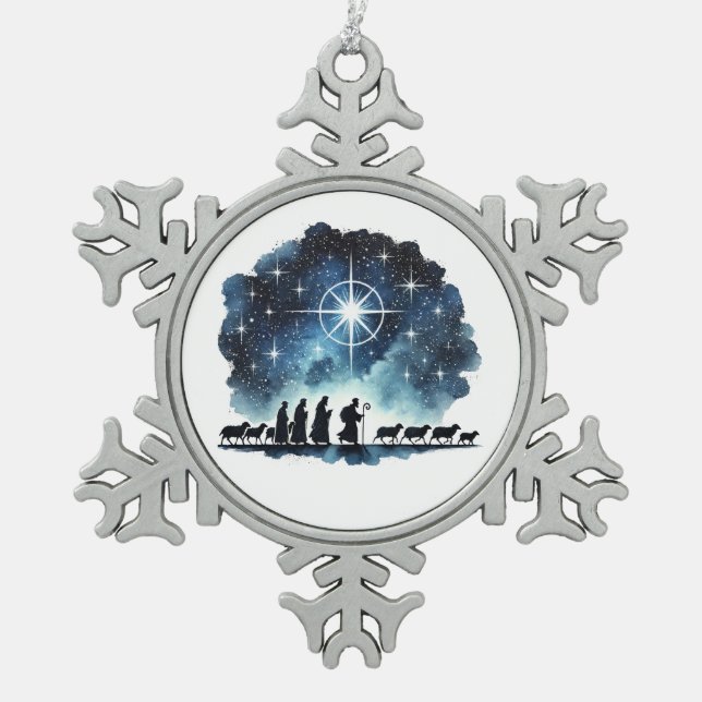 Ornement Flocon De Neige Wiseur (Devant)