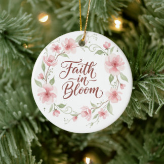 Ornement floral Faith in Bloom