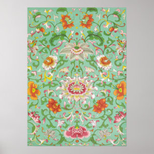 Ornement floral par Owen Jones - Poster vintage