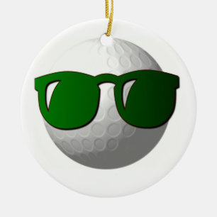 Ornement frais de boule de golf
