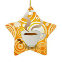 Ornement frais de Noël de café