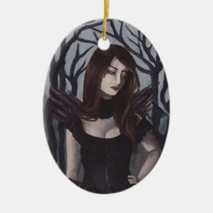 Ornement gothique d'art d'ornement de vampire