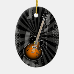 Ornement grunge de guitare