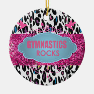 Ornement gymnastique FRAIS d'ÉTINCELLE de rose de