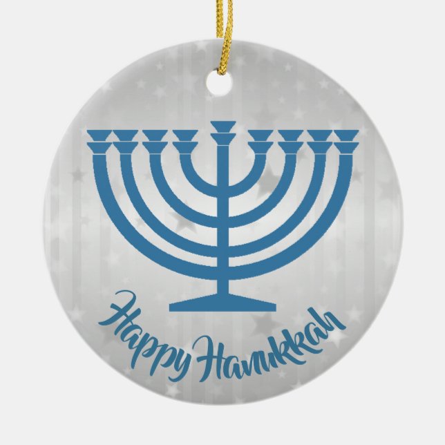 Ornement Hanoukka Menorah (Devant)