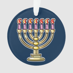 Ornement Hanoukka Menorah