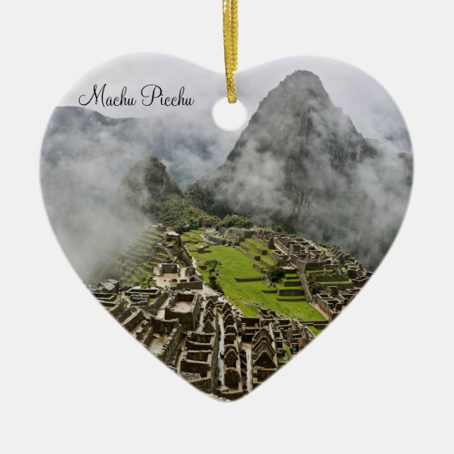 Ornement Heart Machu Picchu (Devant)