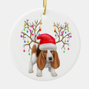 Ornement heureux de Howlidays Basset Hound