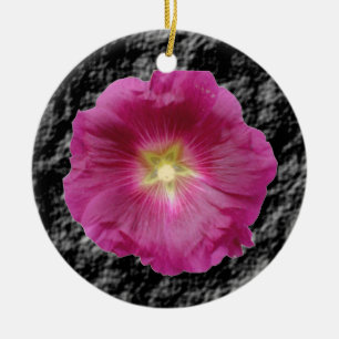 Ornement Hollyhocks violet
