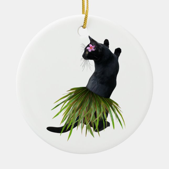 Ornement Hula Cat (Devant)