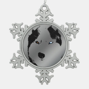 Ornement Husky Sibérie Husky Décor de vacances