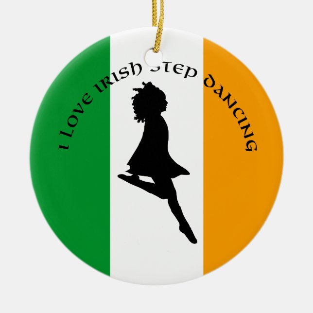 Ornement irlandais de danse d'étape (Devant)