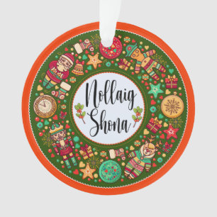 Ornement irlandais Nollaig Shona