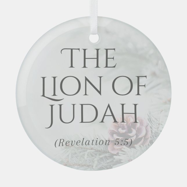 Ornement "Les Noms de Jésus" - Le Lion de Juda (Recto)
