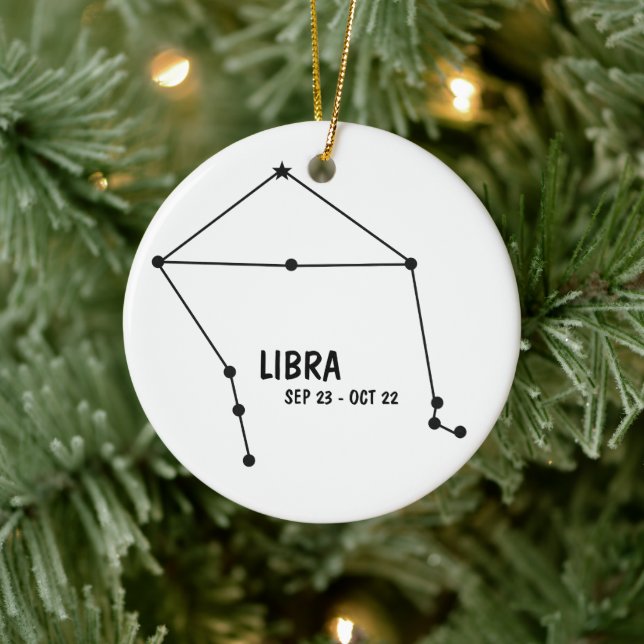 Ornement Libra Zodiac (Arbre)