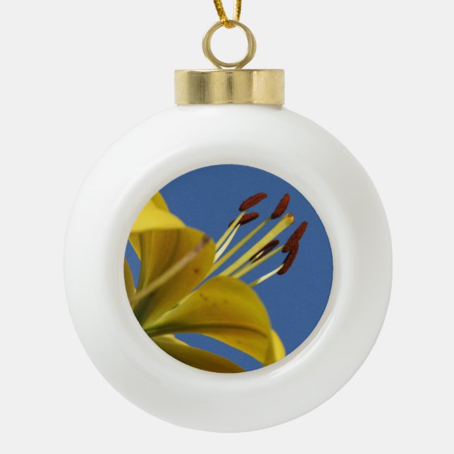Ornement Lily jaune (Devant)