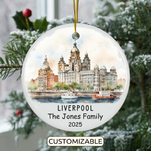 Ornement Liverpool personnalisé, Angleterre