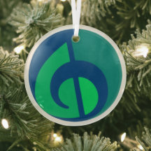 Ornement Logomark IVH en verre