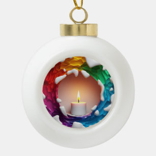 Ornement Lumière de l'espoir, Noël Abstrait