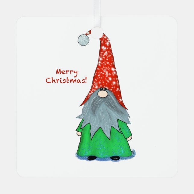 Ornement magique de Noël Gnome (Recto)