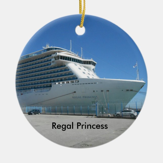 Ornement majestueux d'arbre de princesse Noël (Devant)