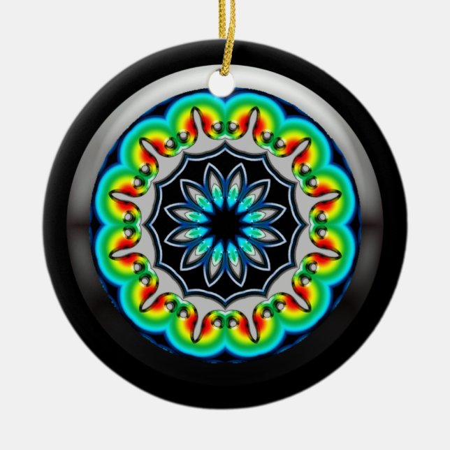 Ornement Mandala de géométrie (Devant)