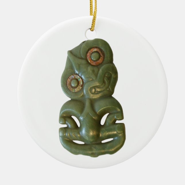 Ornement maori de Hei-Tiki (Devant)