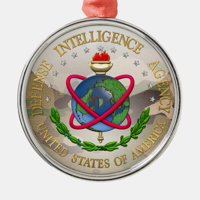 Ornement Métallique [200] Agence de renseignement militaire américaine (Devant)