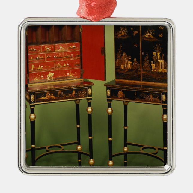 Ornement Métallique 32 : Deux coffrets de Chinoiserie, c.1770 (Devant)