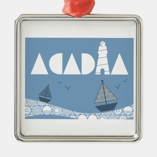 Ornement Métallique Acadie (Devant)